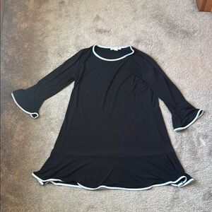 Michael Kors Black Bell Sleeve Dress SIZE XL